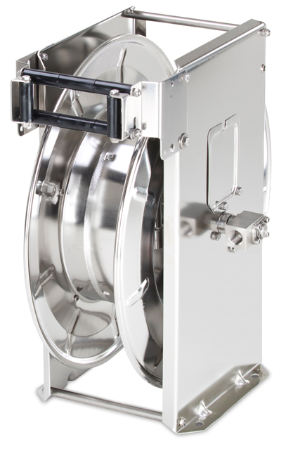 Stainless Steel Auto Retract Hose Reel (BARE REEL - NO HOSE SUPPLIED)