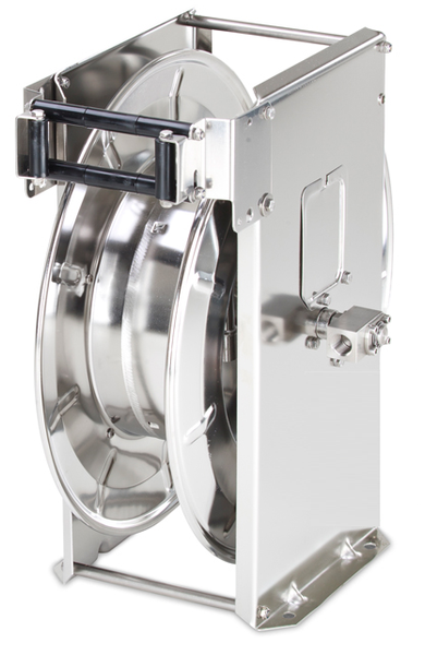 Stainless Steel High Capacity Bare Retractable Fuel Hose Reel