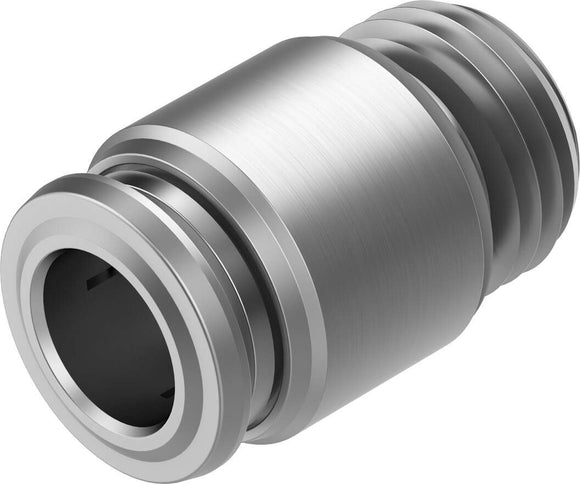 FESTO PUSH FIT MALE STUD CONNECTOR STAINLESS STEEL