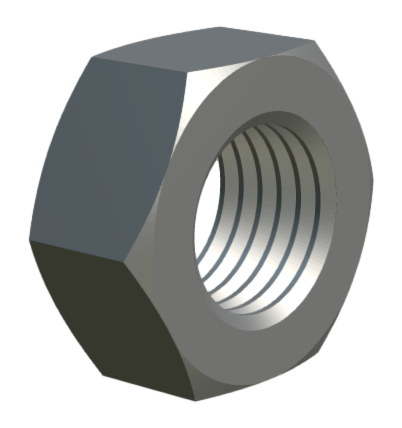 FULL HEX NUT - DIN 934 - A2 STAINLESS STEEL