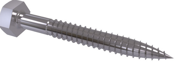 12mm DIN571 COACH SCREW STAINLESS STEEL