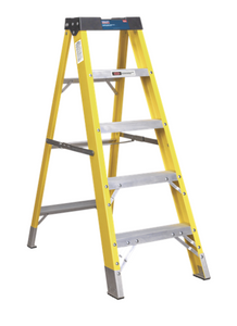 Step Ladder 4-Tread Trade Fibreglass