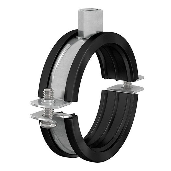 RUBBER LINED PIPE CLAMPS M10-M8