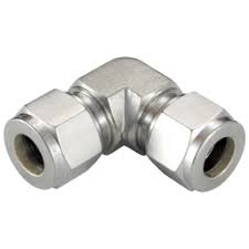 IMPERIAL ELBOW - TWIN FERRULE COMPRESSION FITTING STAINLESS STEEL